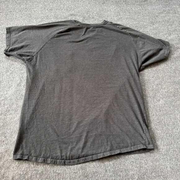 Ariat Rebar Men's Pocket Tee Crew Neck Short Sleeve Solid Cotton Gray Size 2XL - Picture 2 of 9